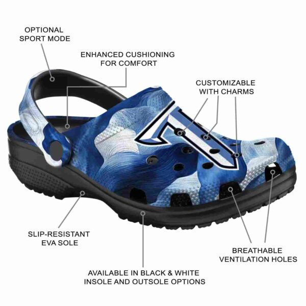 customized troy trojans ocean waves clog new arrival