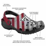customized troy trojans star spangled graphic clog best selling