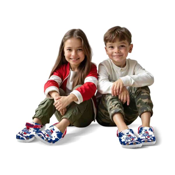 customized tulsa golden hurricane splatter pattern clog fashion forward