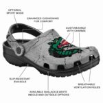 customized uab blazers cracked texture clog best selling