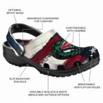 customized uab blazers patriotic stripes clog best selling