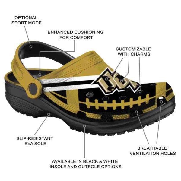 customized ucf knights football motif crocs new arrival