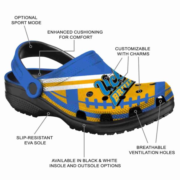 customized ucla bruins football motif crocs new arrival