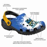 Customized UCLA Bruins Splash Art Crocs Best selling