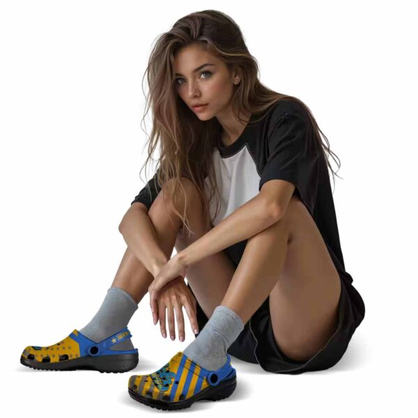 customized ucla bruins star spangled graphic crocs premium grade