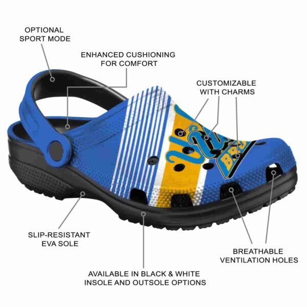 customized ucla bruins vibrant dual tone crocs new arrival