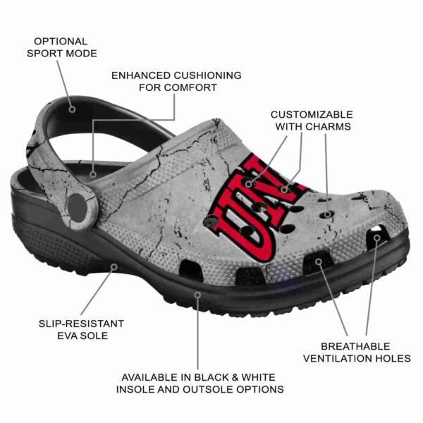 customized unlv rebels cracked texture clog new arrival