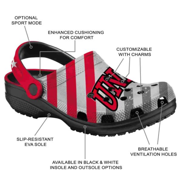customized unlv rebels star spangled graphic clog new arrival