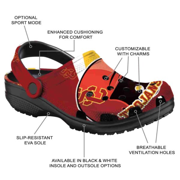 customized usc trojans baseball helmet crocs new arrival