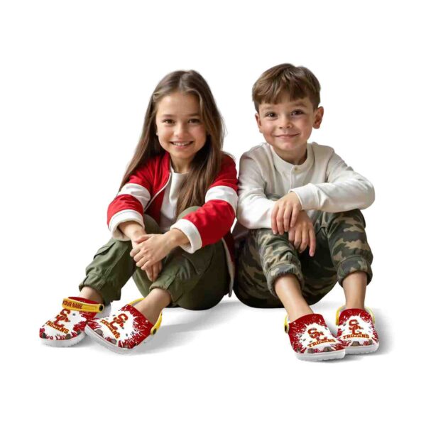 customized usc trojans splash art crocs fashion forward