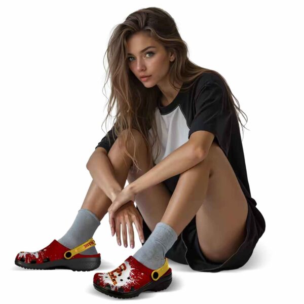 customized usc trojans splash art crocs premium grade