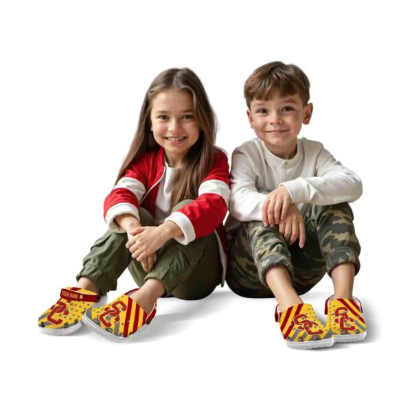 customized usc trojans star spangled graphic crocs fashion forward
