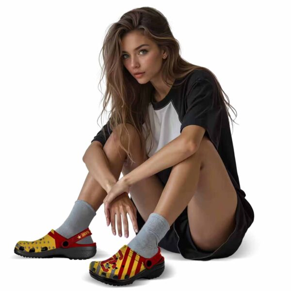 customized usc trojans star spangled graphic crocs premium grade