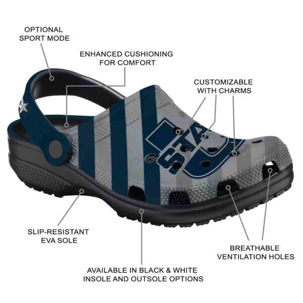 customized utah state aggies star spangled graphic clog new arrival
