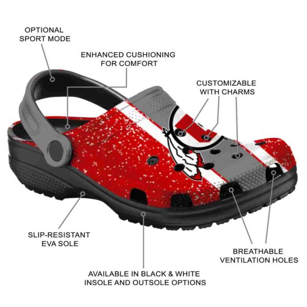 customized utah utes vertical stripes crocs new arrival