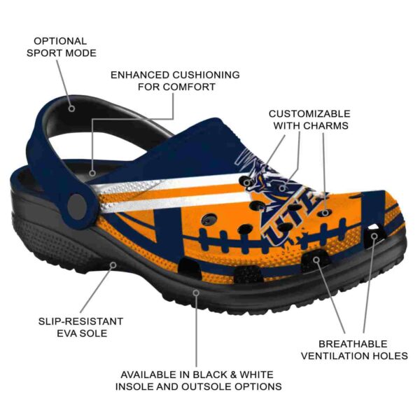customized utep miners football motif clog new arrival