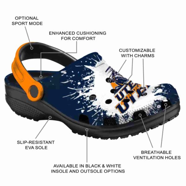 customized utep miners splash art clog new arrival