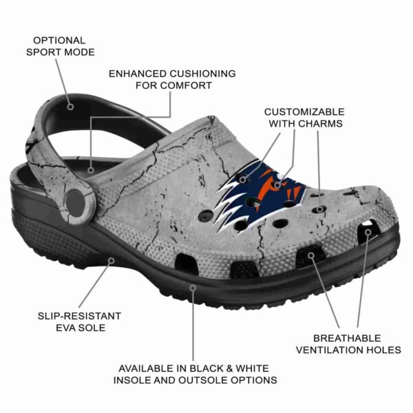 customized utsa roadrunners cracked texture clog new arrival