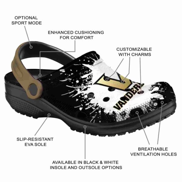 customized vanderbilt commodores splash art clog new arrival