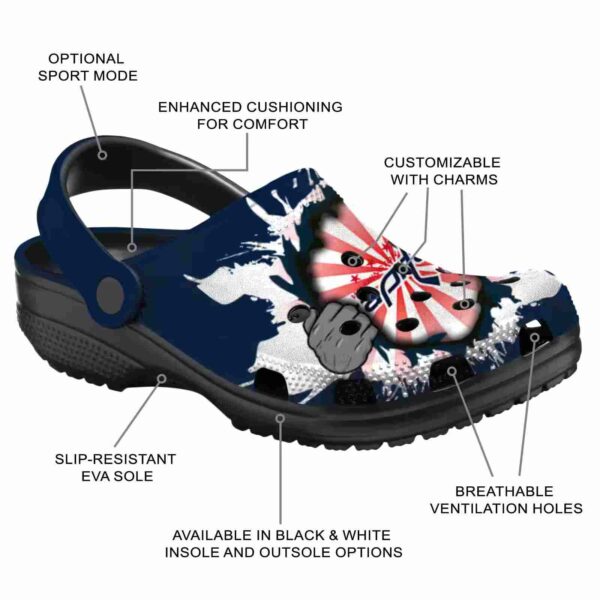 customized washington capitals gripping hand clog new arrival