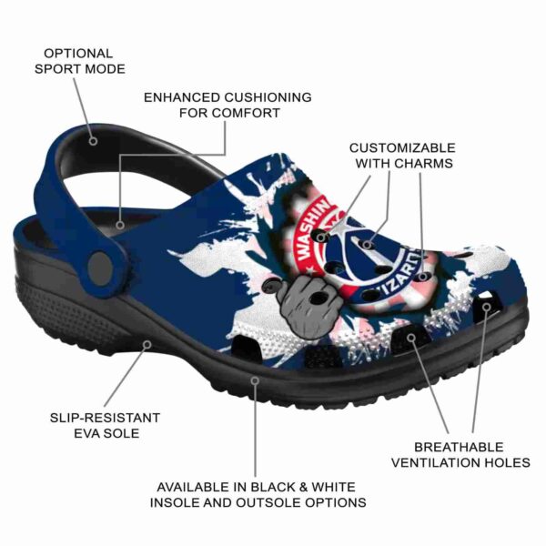 customized washington wizards gripping hand clog new arrival
