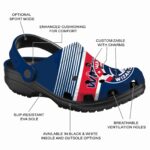 customized washington wizards vibrant dual tone clog best selling