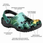 Dallas Cowboys Tropical Vibes Crocs Fashion forward
