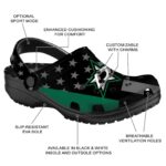 dallas stars stellar stripes theme clog best selling