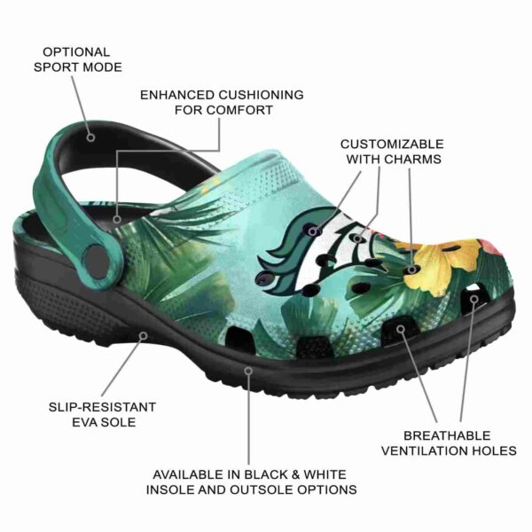 denver broncos tropical vibes crocs new arrival