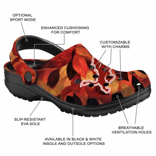 detroit lions autumn leaves crocs new arrival
