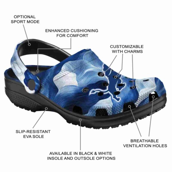 detroit lions ocean waves crocs new arrival
