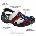 Detroit Tigers Patriotic Stripes Crocs Fashion forward