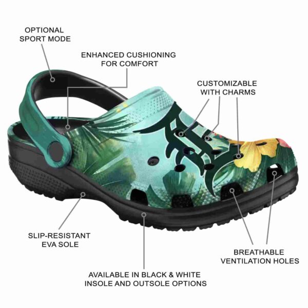 detroit tigers tropical vibes crocs new arrival