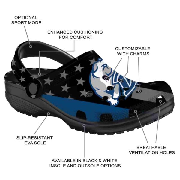 drake bulldogs stellar stripes theme clog new arrival