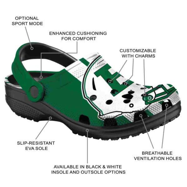 eastern michigan eagles helmet stripes clog new arrival