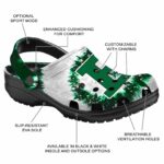 eastern michigan eagles radiant burst effect clog best selling