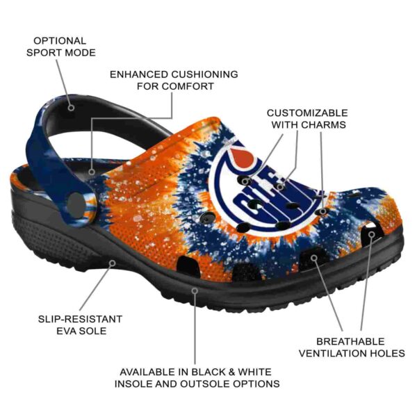 edmonton oilers radiant burst effect clog new arrival