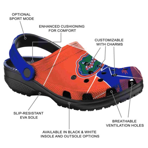 florida gators geometric background crocs new arrival