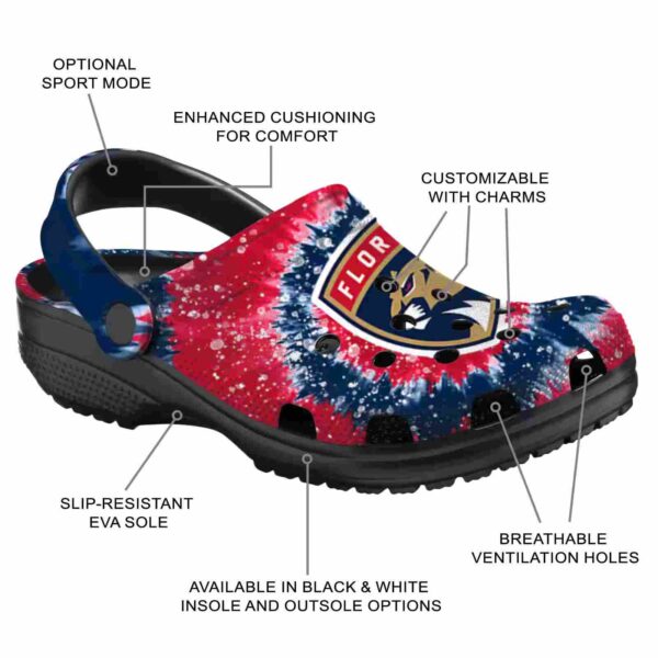 florida panthers radiant burst effect clog new arrival