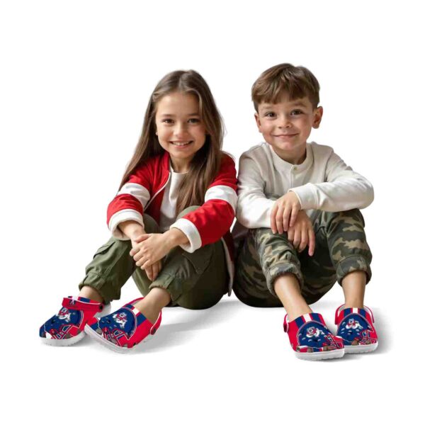 fresno state bulldogs helmet stripes clog fashion forward