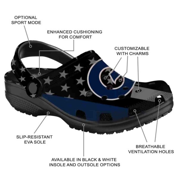georgetown hoyas stellar stripes theme clog new arrival
