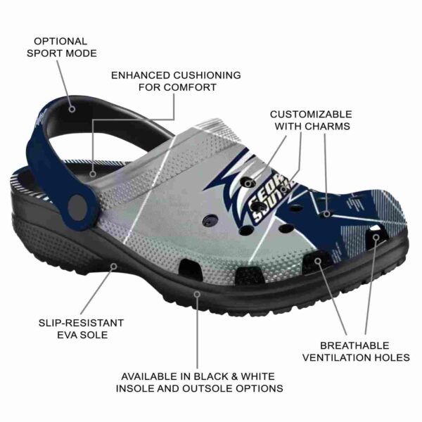 georgia southern eagles geometric background clog new arrival