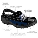 georgia southern eagles stellar stripes theme clog best selling