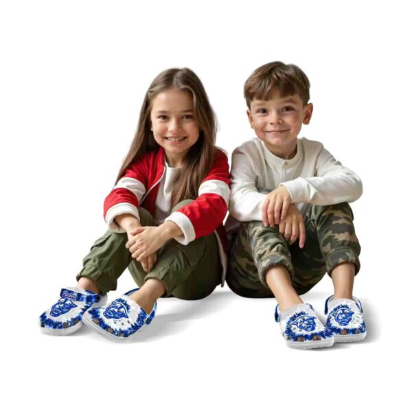 georgia state panthers radiant burst effect clog fashion forward