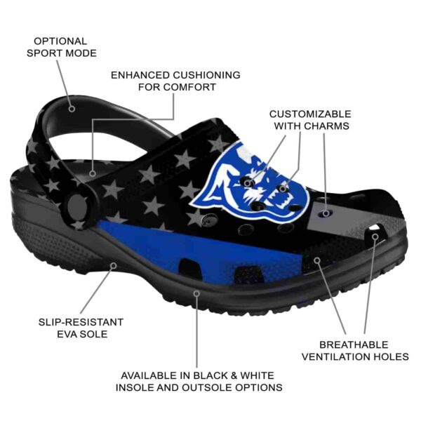 georgia state panthers stellar stripes theme clog new arrival