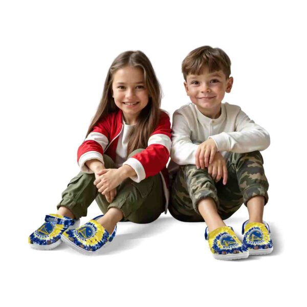 golden state warriors radiant burst effect crocs fashion forward