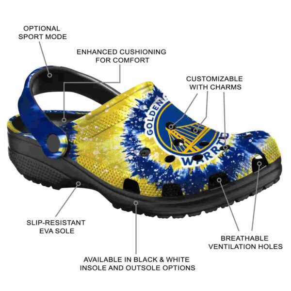 golden state warriors radiant burst effect crocs new arrival