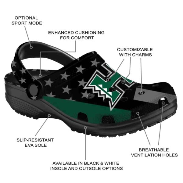hawaii rainbow warriors stellar stripes theme clog new arrival