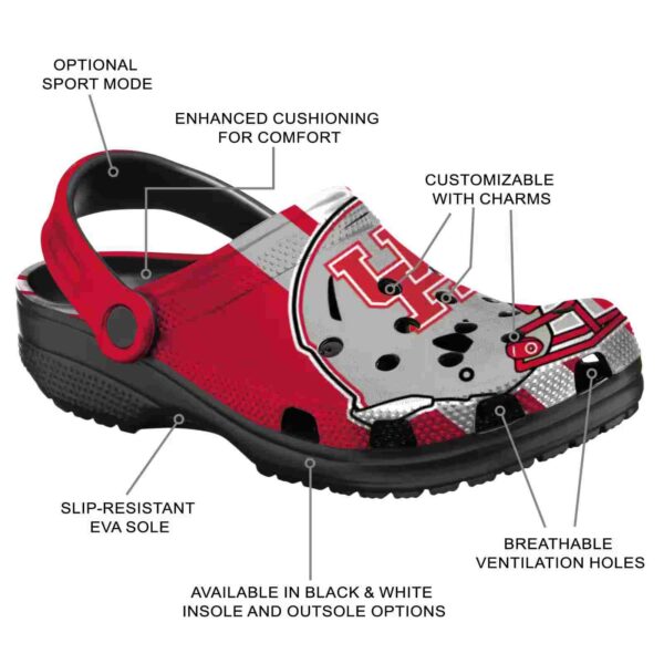 houston cougars helmet stripes clog new arrival