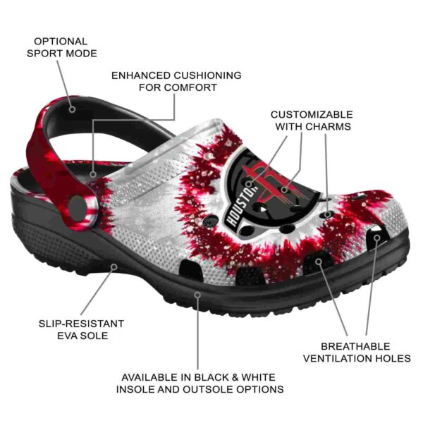 houston rockets radiant burst effect clog new arrival
